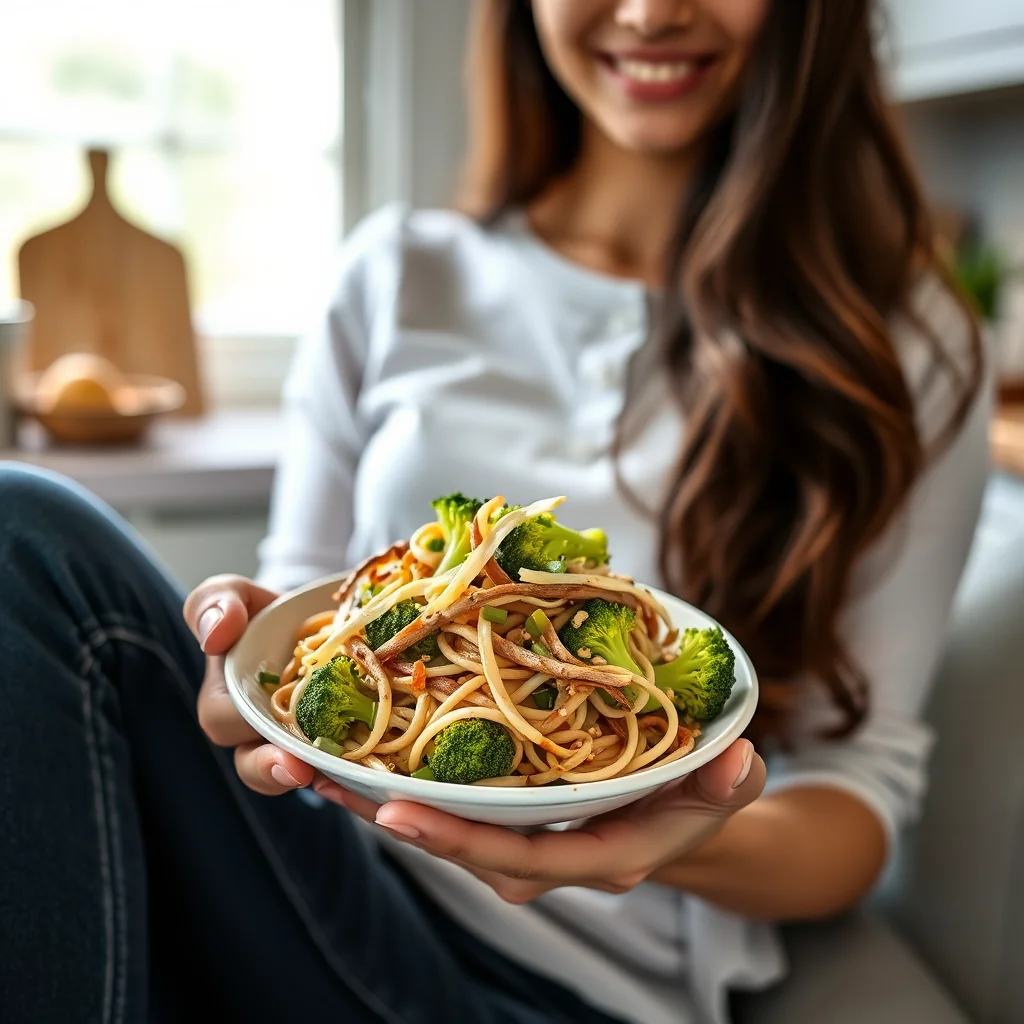 15-Minute Udon Noodle Salad with Creamy Sesame Dressing – vegetarian recipe