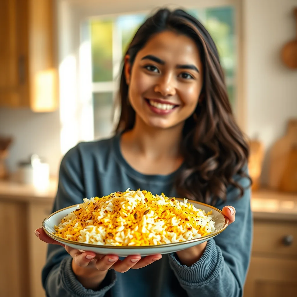 Golden Turmeric Rice – vegetarian recipe
