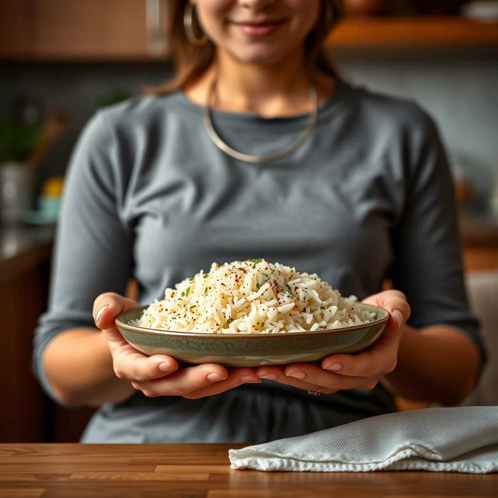 Zesty Lemon Pepper Rice – vegetarian recipe