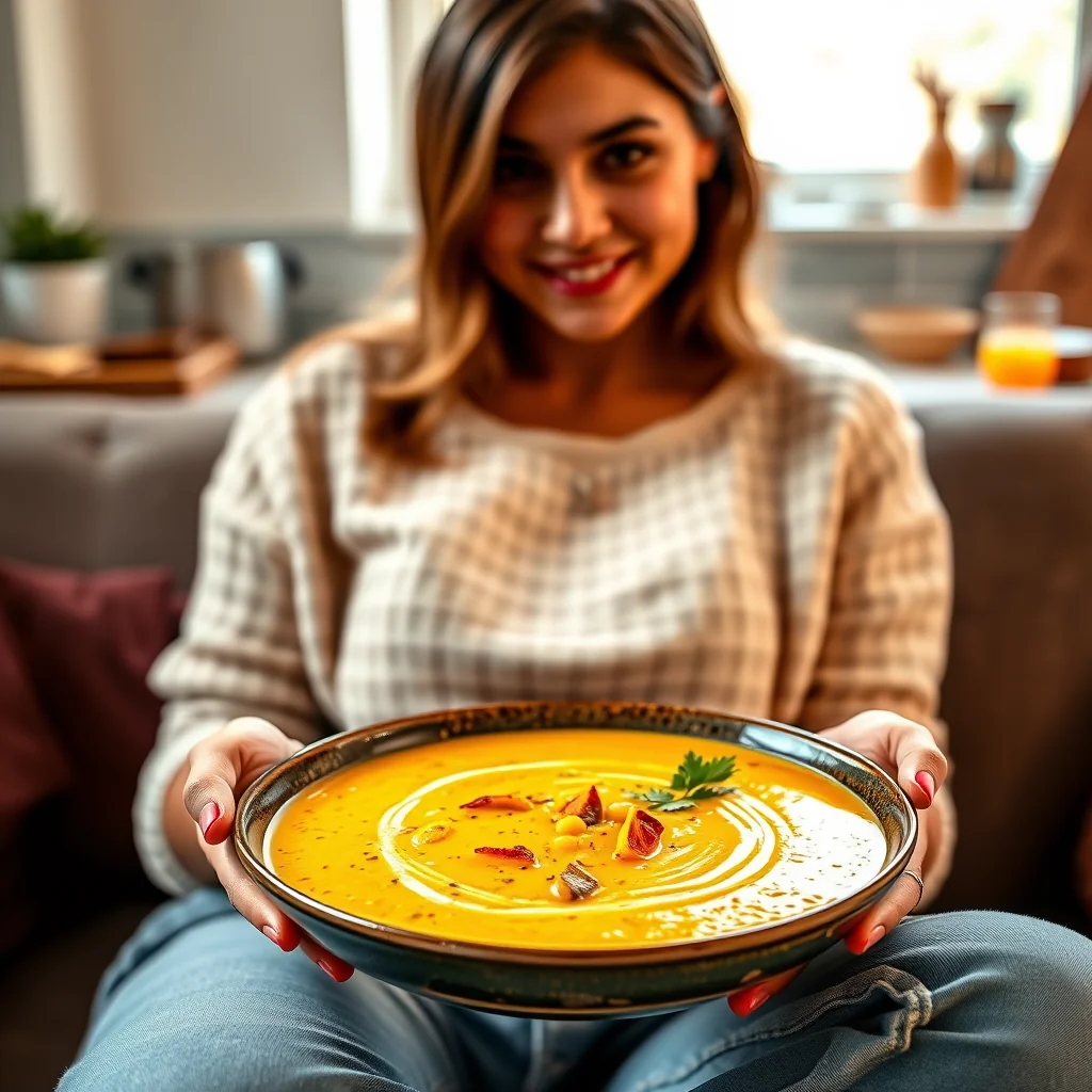 Creamy Golden Moong Dal Soup (Pishimas Recipe) – vegetarian recipe
