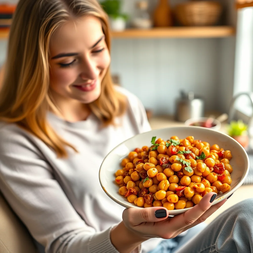 Savory Chickpeas in Tangy Tomato Glaze (Tamatar Kabli Chana – vegetarian recipe