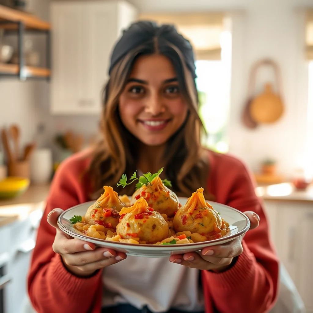 Spicy Tomato & Mung Bean Dumplings (Moong Tamatar Badi) – vegetarian recipe