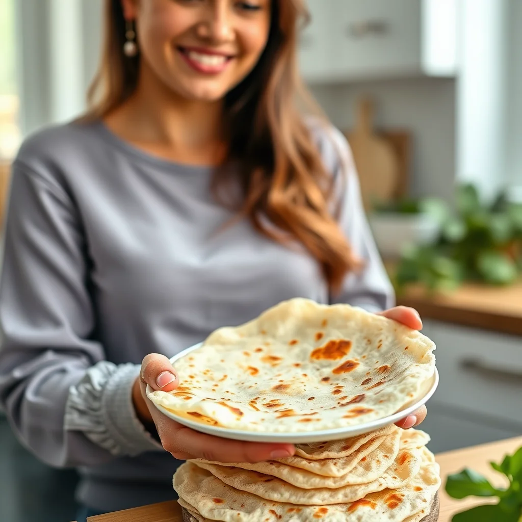 Soft & Puffy Chapati (Indian Flatbread) – vegetarian recipe