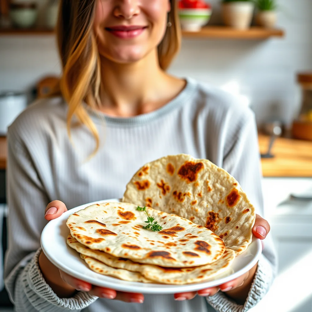 Soft Yogurt Chapatis (Indian Flatbread) – vegetarian recipe