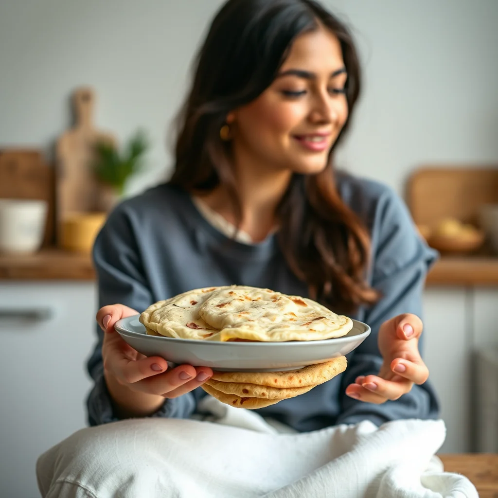 Soft & Chewy Overnight Fermented Roti – vegetarian recipe