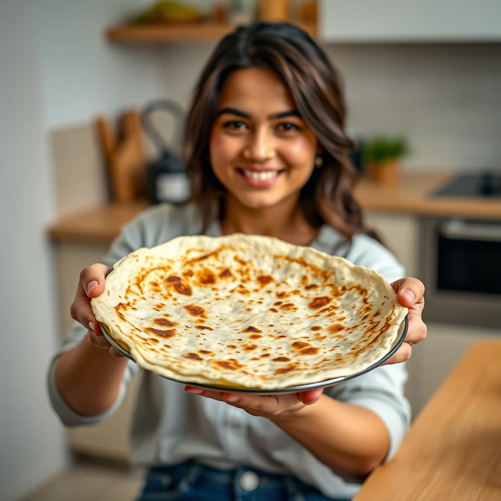 Shatteringly Crisp and Flaky Paratha Recipe – vegetarian recipe