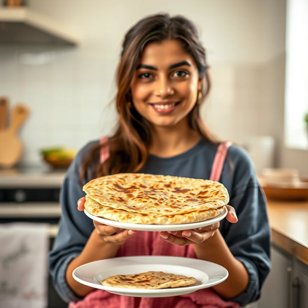 Meetha Paratha (Sweet Stuffed Flatbread) – vegetarian recipe
