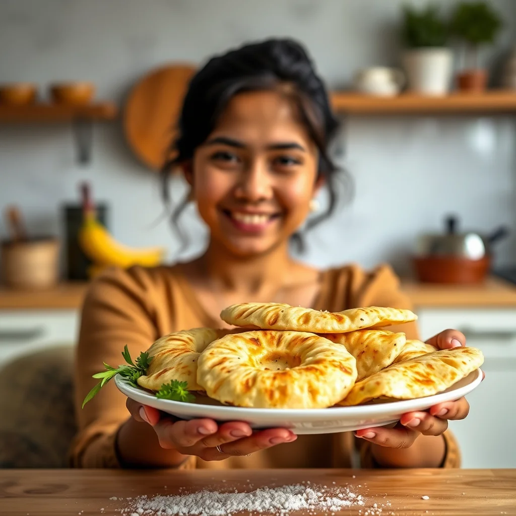Sweet Banana Poori (Kela Poori) – vegetarian recipe