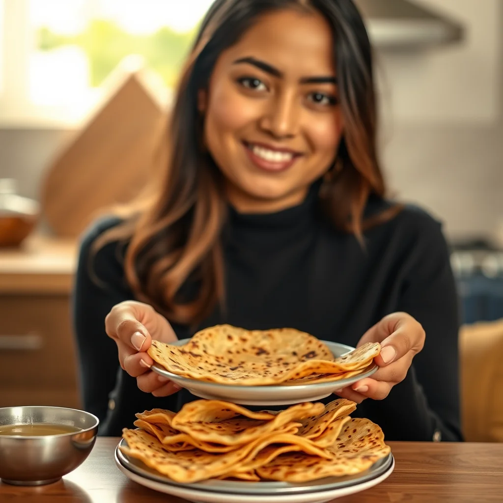 Crispy Papadums: How to Cook Paparh & Pappadam – vegetarian recipe