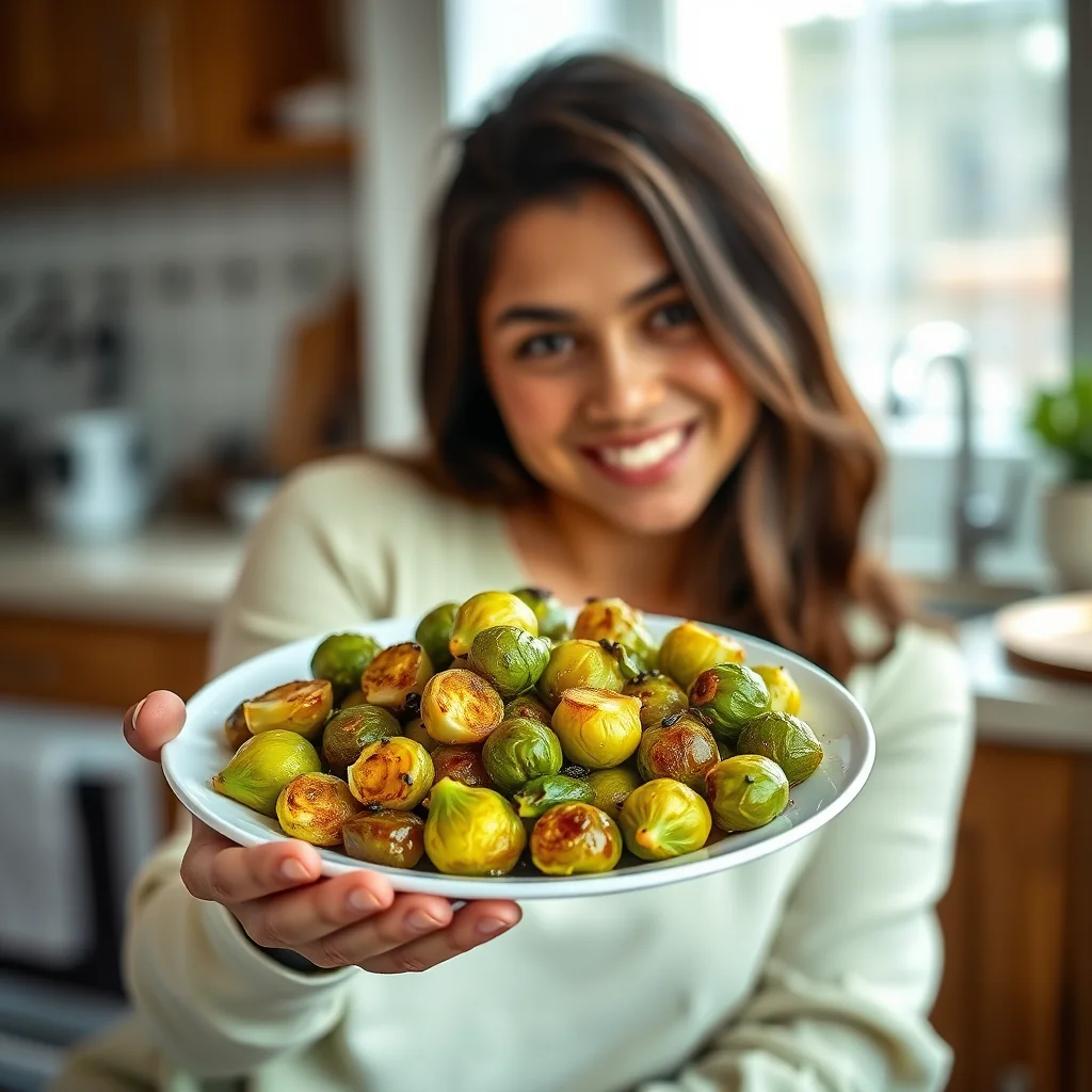 Chaunk Gobhi Foogath (Sautéed Brussels Sprouts with Coconut) – vegetarian recipe