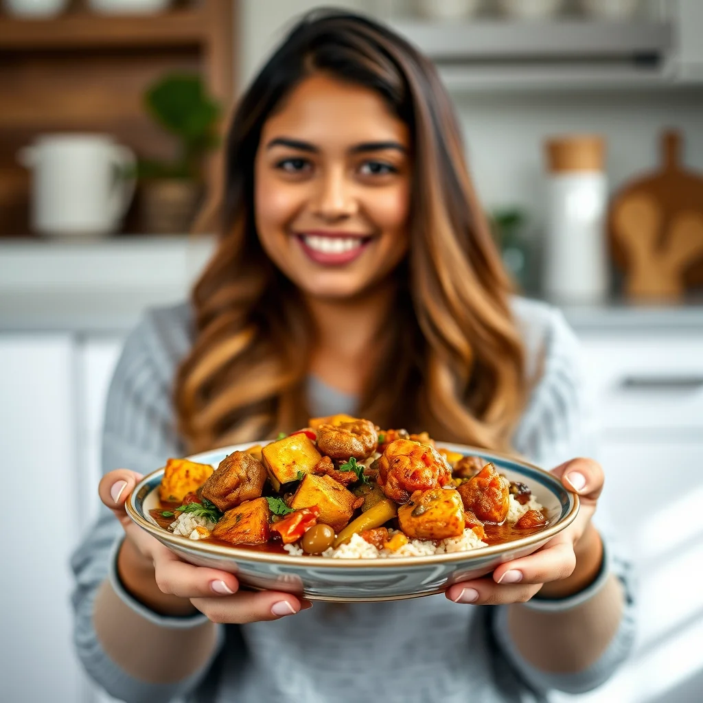 Sabji Badi Tarkari (Mixed Vegetable Curry with Lentil Nugget – vegetarian recipe