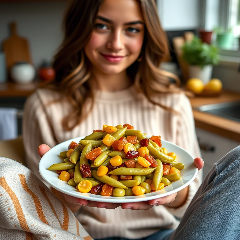 Sem Kishmish Foogath (Lima Beans with Golden Raisins) – vegetarian recipe