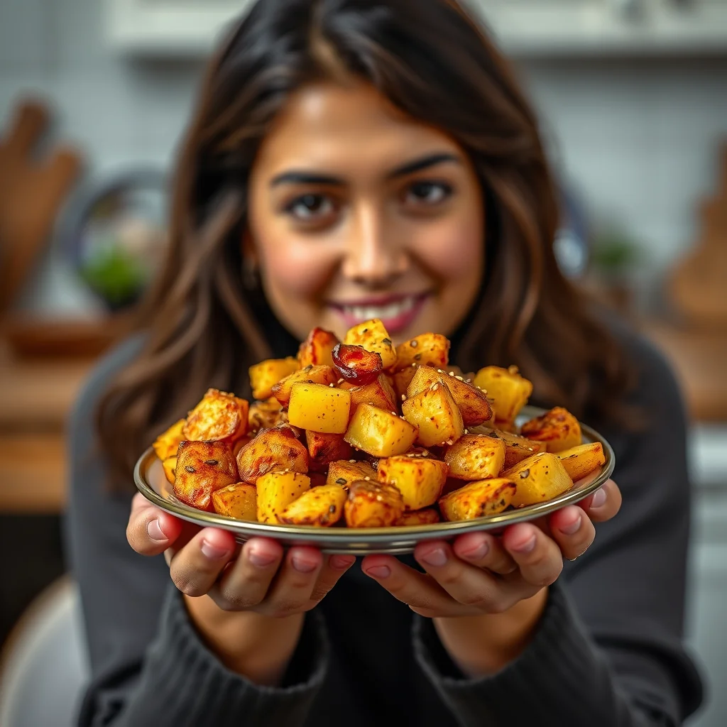 Khasa Aloo Bhaji (Crispy Double-Fried Potatoes) – vegetarian recipe