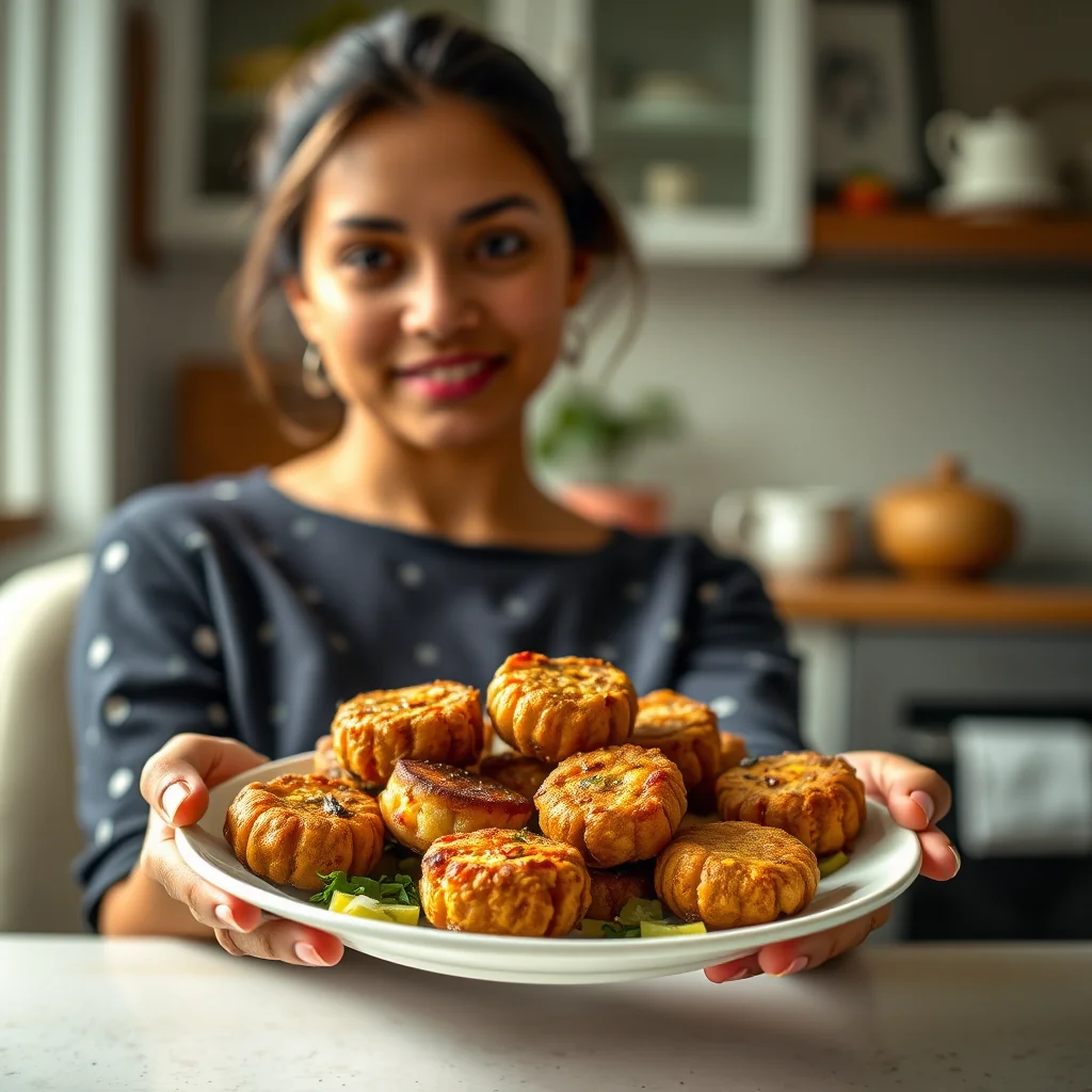 Ekadasi Arbi Aloo Bada (Mixed Vegetable Croquettes) – vegetarian recipe