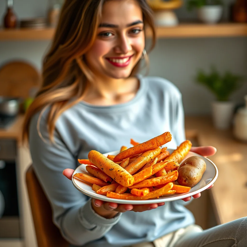 Aloo Gajar Bhaji (Crispy Potato Carrot Fries) – vegetarian recipe