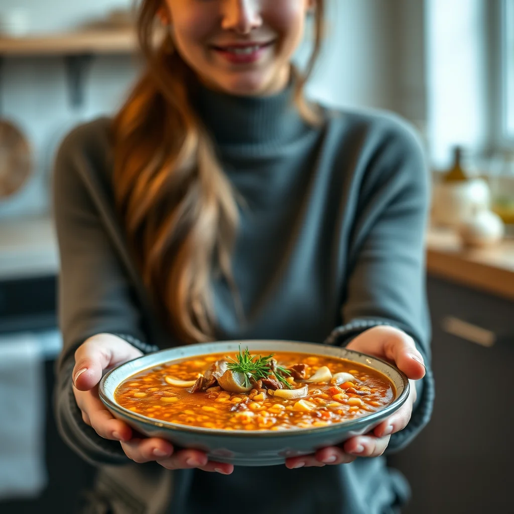 Red Lentil Miso Soup – vegetarian recipe
