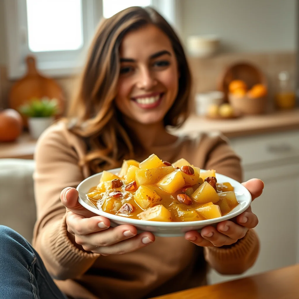 Sugar-Free Apricot Applesauce – vegetarian recipe