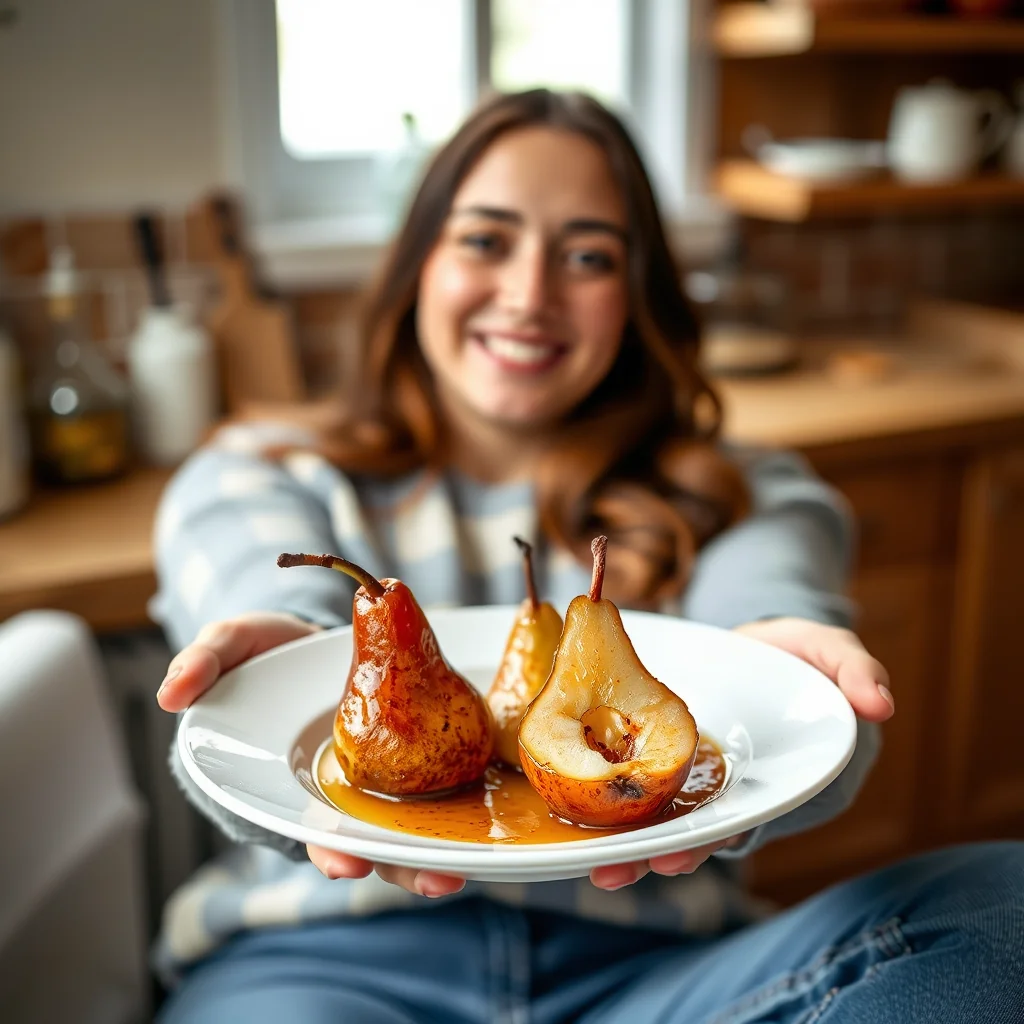 Honey-Glazed Baked Pears: An Effortlessly Elegant Dessert – vegetarian recipe