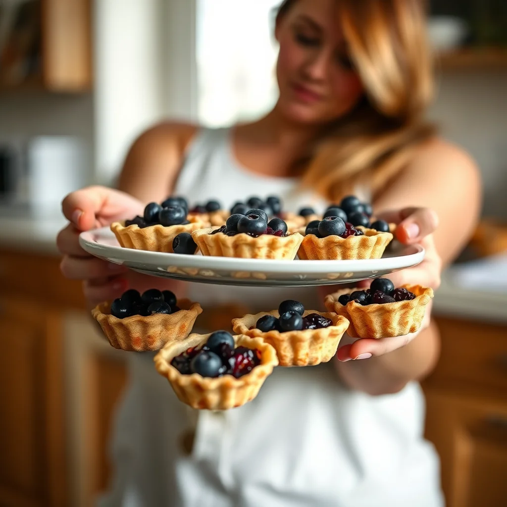 Blueberry Mince Tarts – vegetarian recipe