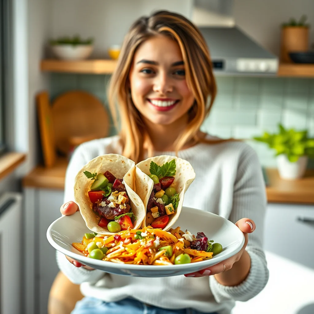 Vegetarian Avocado-Beet Wraps – vegetarian recipe