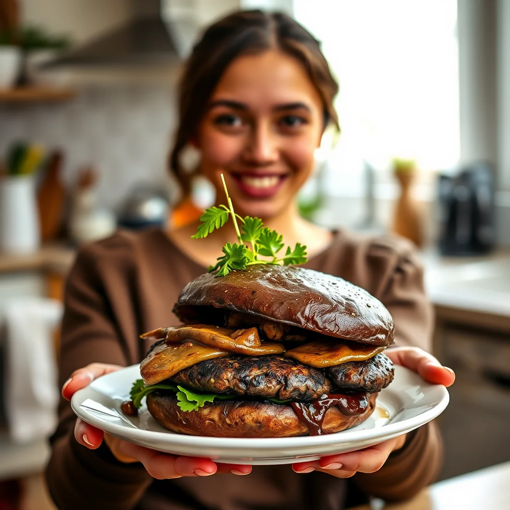 The Ultimate Meaty Veggie Burger! – vegetarian recipe