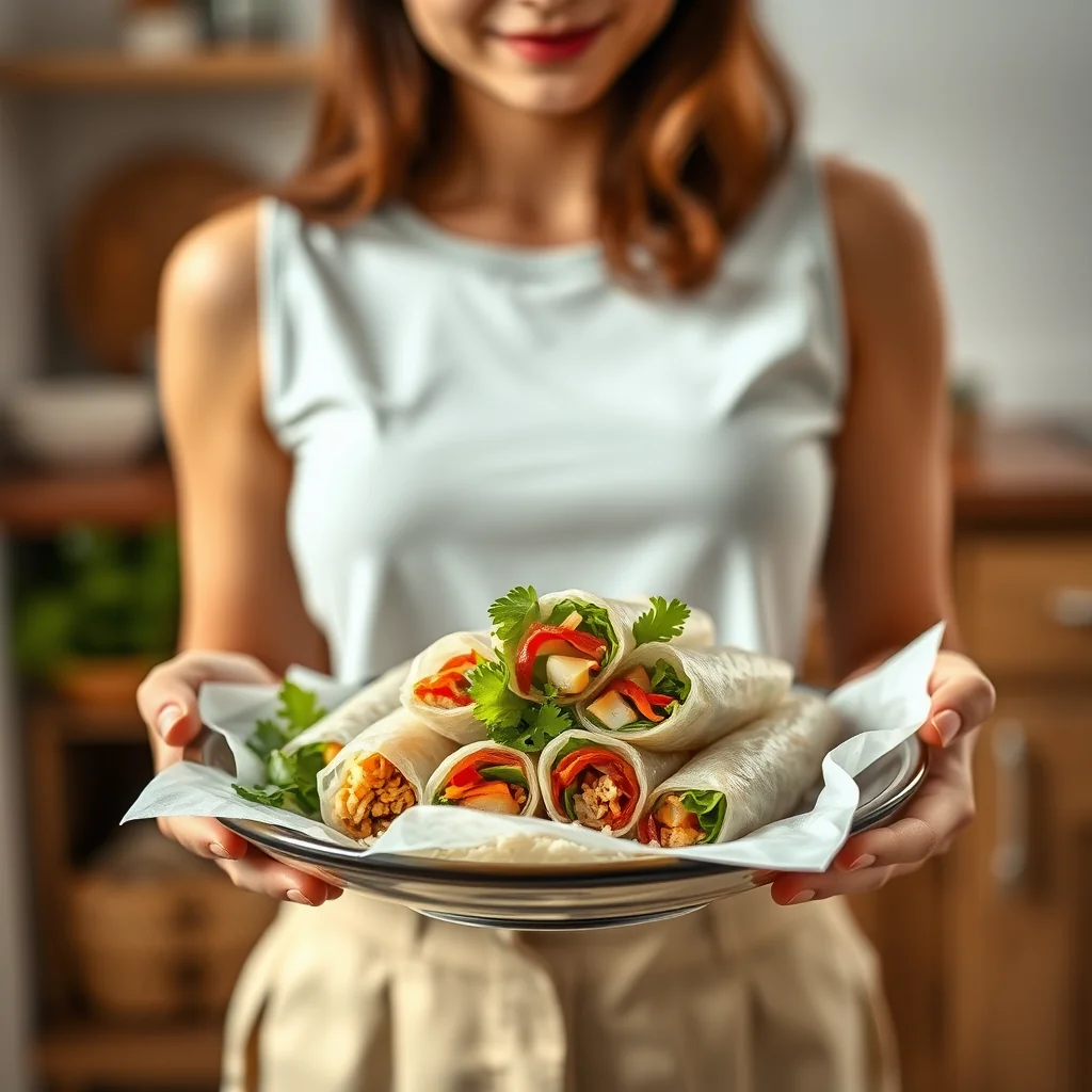 Vietnamese Salad Rolls (Gỏi Cuốn) – vegetarian recipe