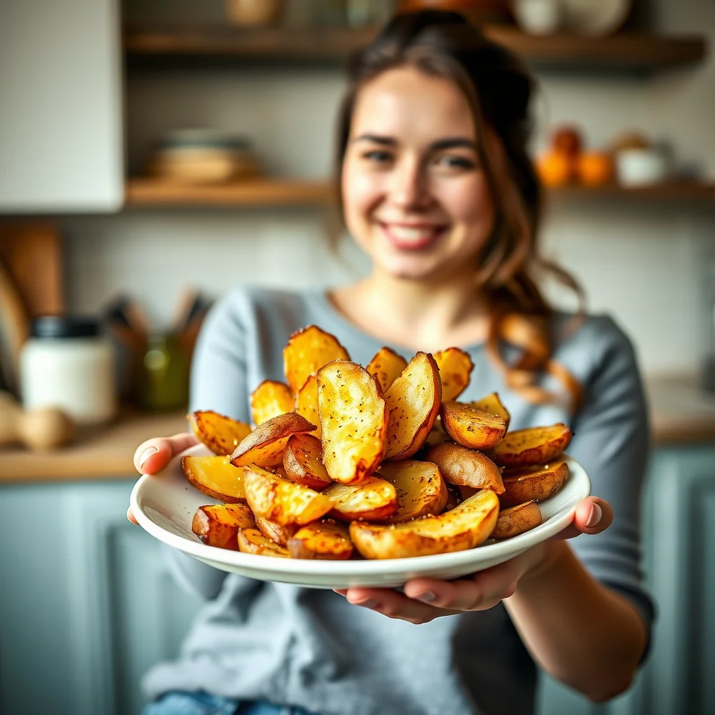 The Ultimate Healthy & Crispy Potato Wedges – vegetarian recipe