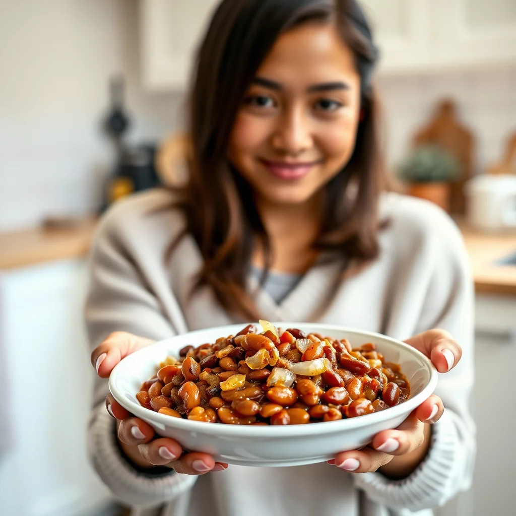 Quick Stovetop “Baked” Beans – vegetarian recipe