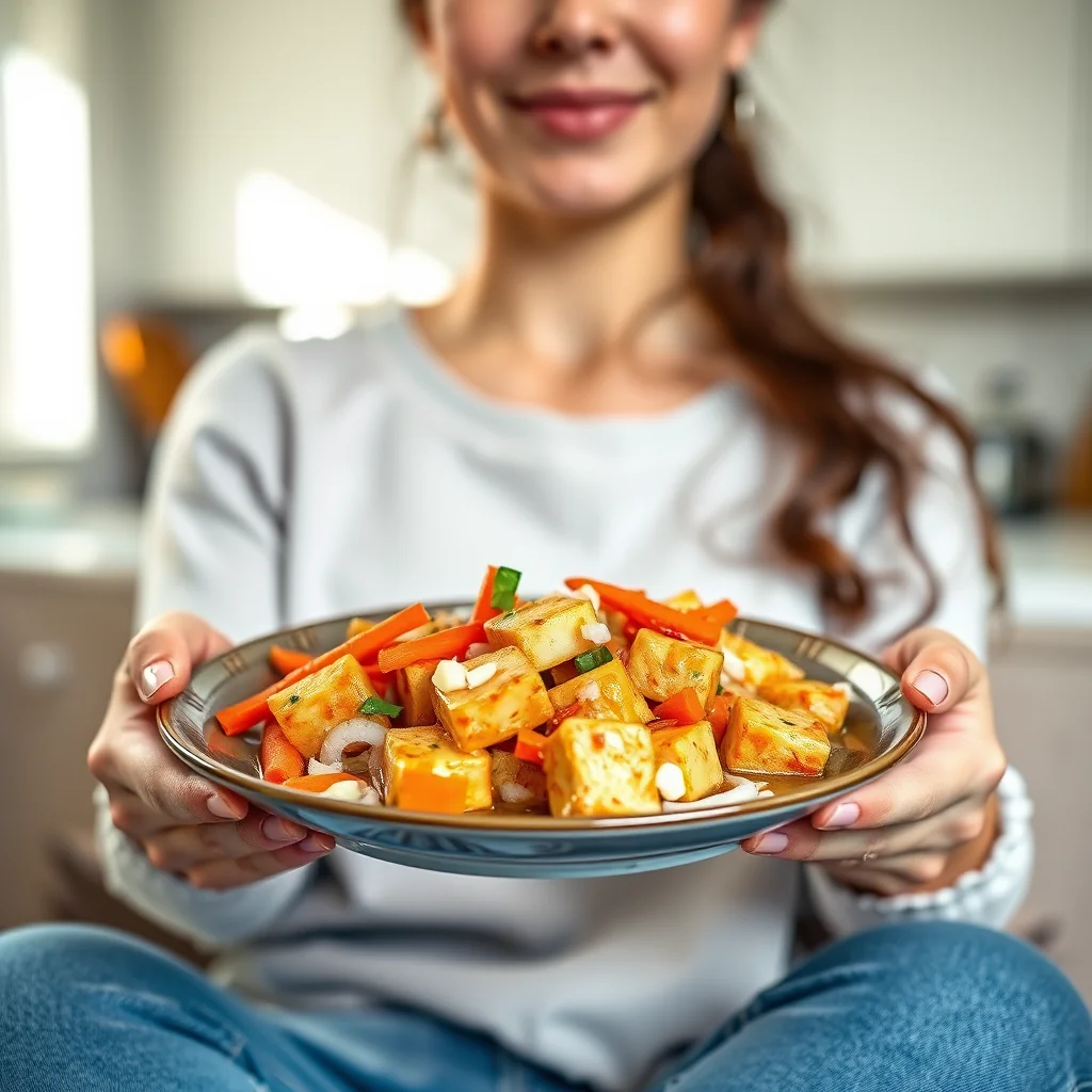 Homemade Sweet and Sour Tofu – vegetarian recipe
