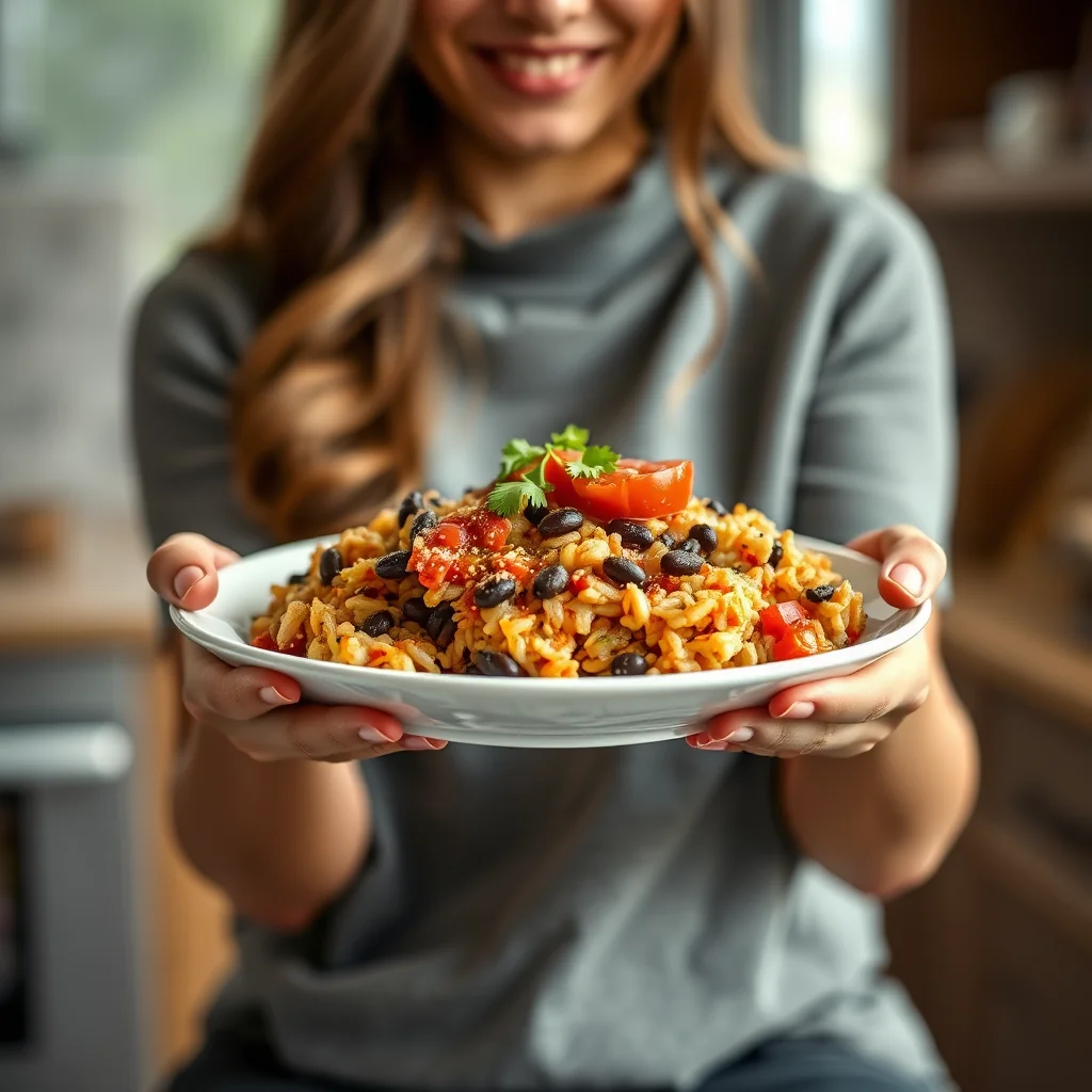 Vegetarian Baked Mexican Rice Casserole – vegetarian recipe