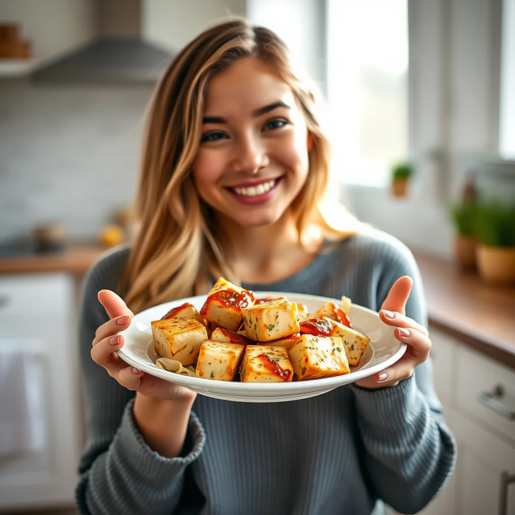 Easy Baked Tofu with 4 Sauce Options – vegetarian recipe