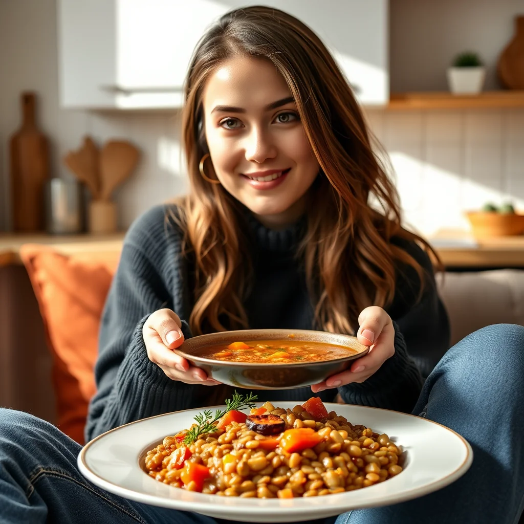 Classic One-Pot Lentil Soup – vegetarian recipe