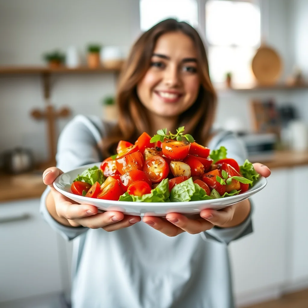Cherry Tomato Salad with Soy Sauce Dressing – vegetarian recipe