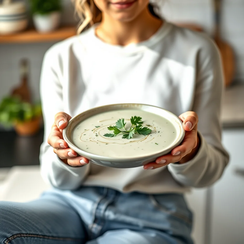 Cream of Parsley Soup – vegetarian recipe