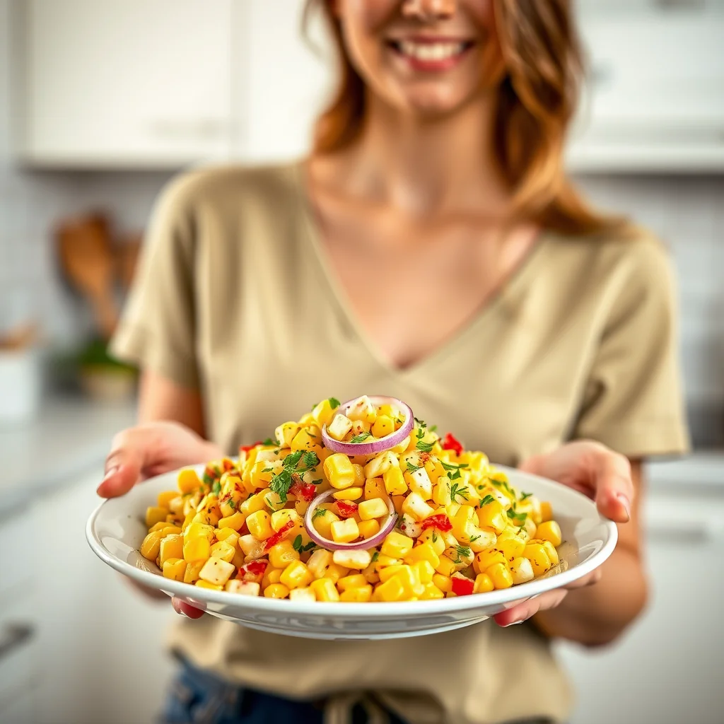 The Ultimate Summer Corn Salad – vegetarian recipe