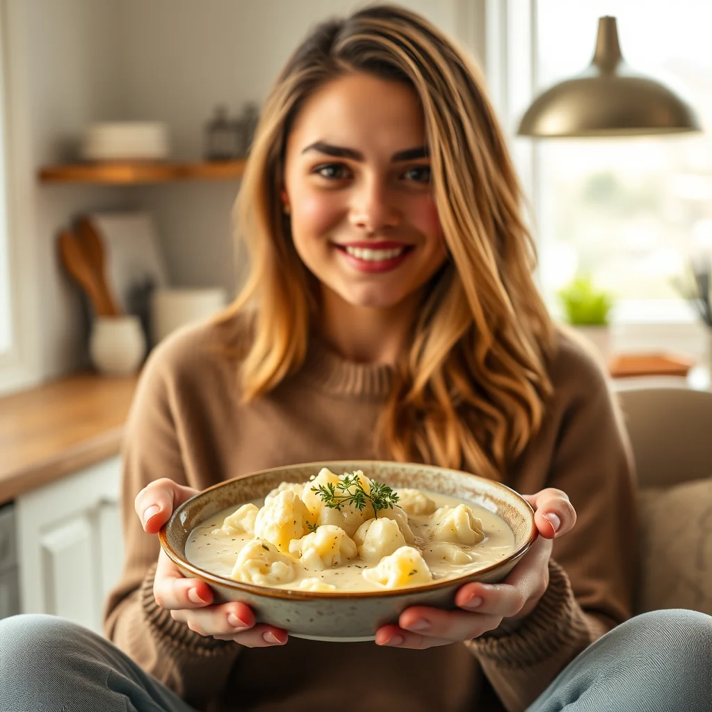 Creamy Cauliflower Soup – vegetarian recipe