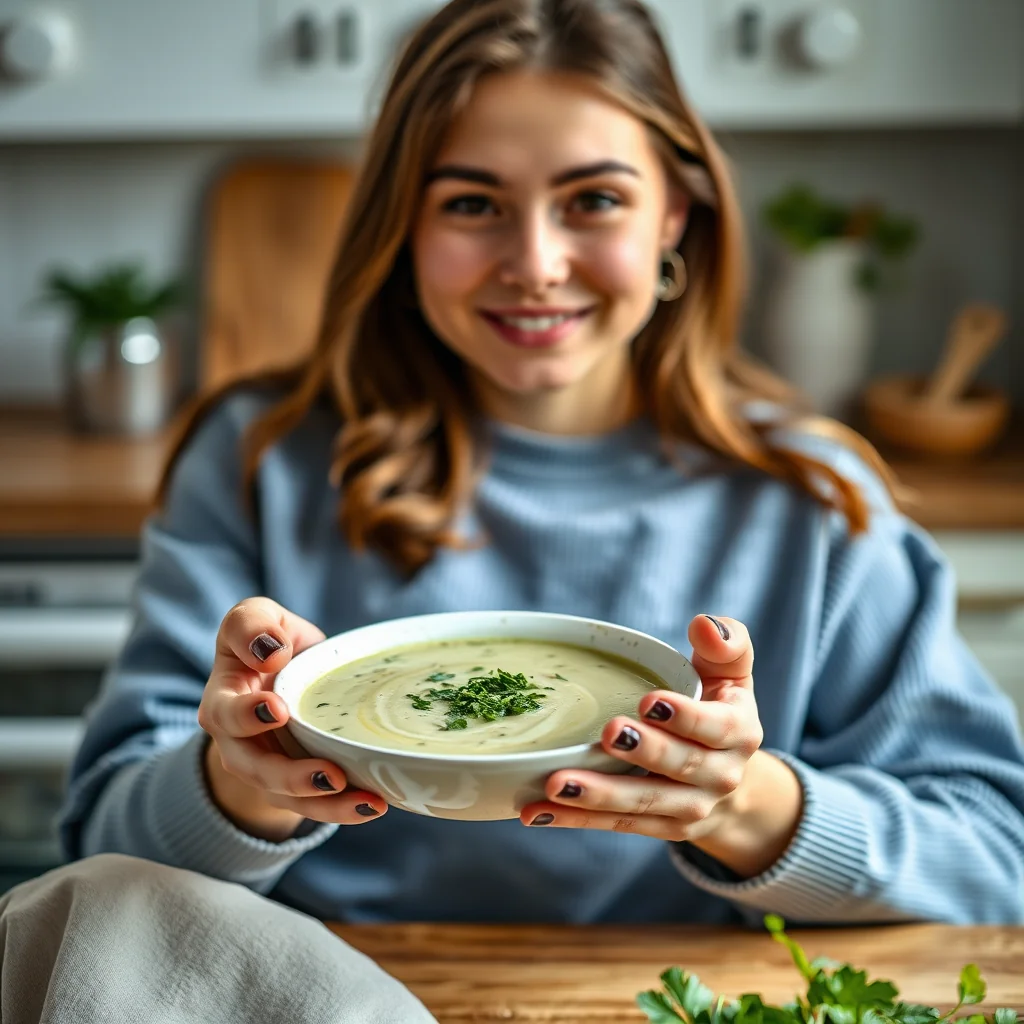 Creamy Watercress Soup (or Spinach, Arugula, Sorrel) – vegetarian recipe