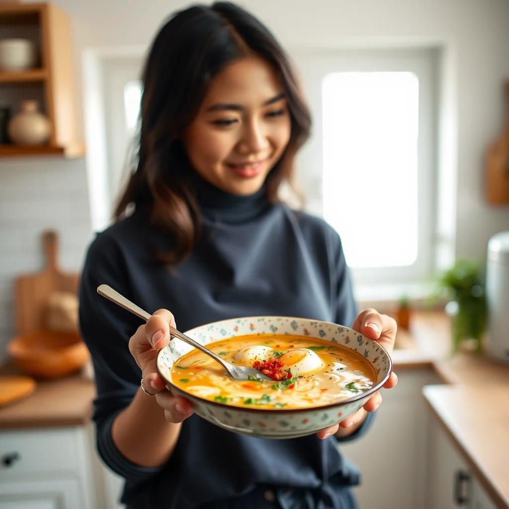 20-Minute Colombian-Inspired Egg Drop Soup (Changua Style) – vegetarian recipe