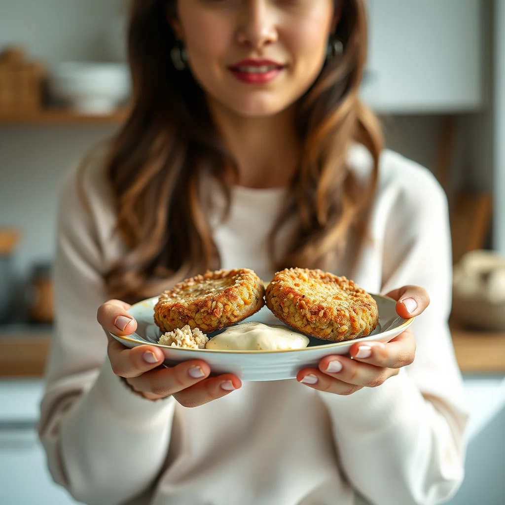 Crispy Baked Millet Patties – vegetarian recipe