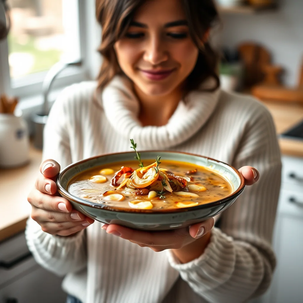 The Coziest Vegetarian Onion Soup – vegetarian recipe