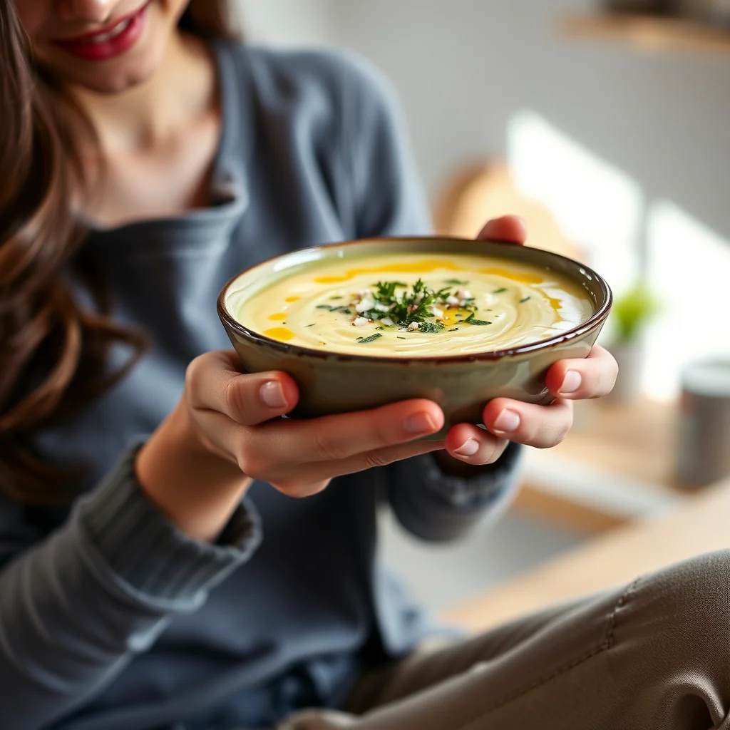 Rich Zucchini Soup (Avgolemono-Style) – vegetarian recipe
