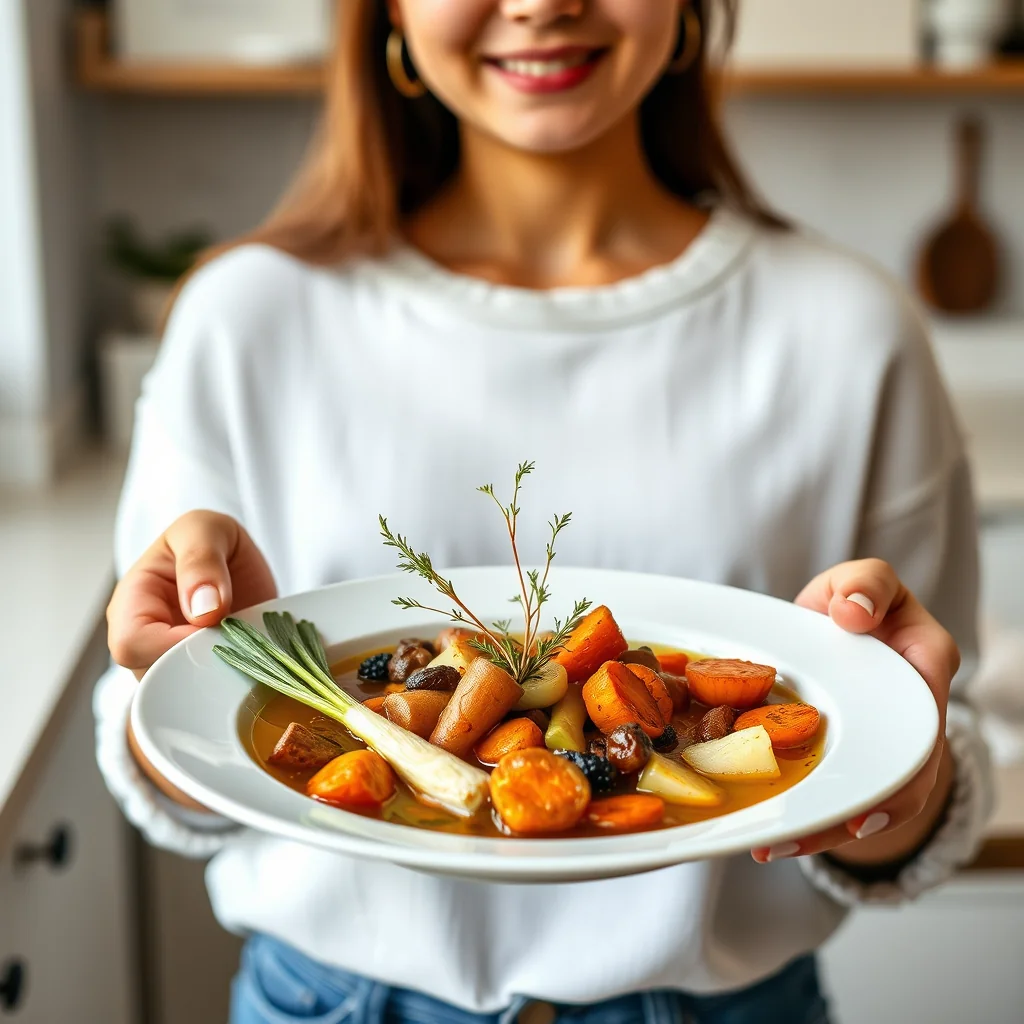 Deeply Flavorful Roasted Vegetable Broth (Liquid Gold) – vegetarian recipe