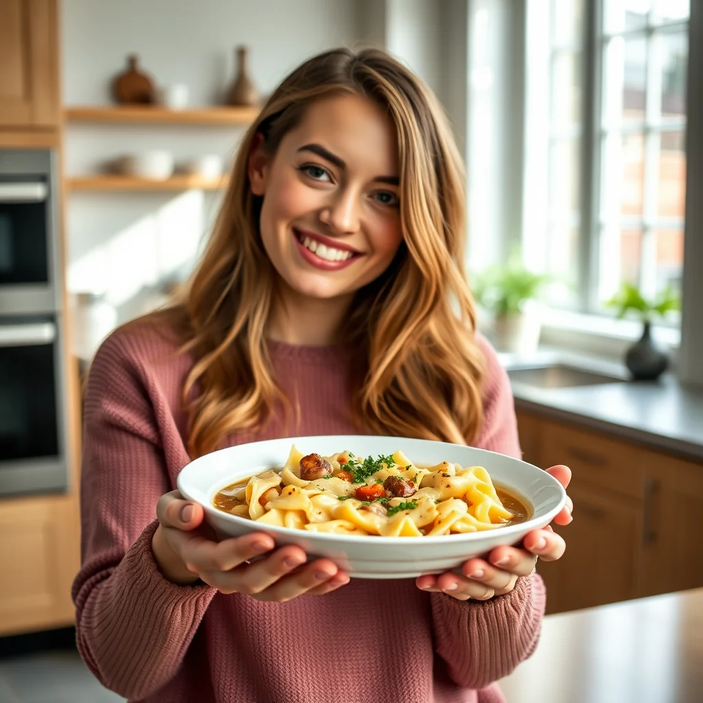 30-Minute Homemade Spaetzle Soup – vegetarian recipe
