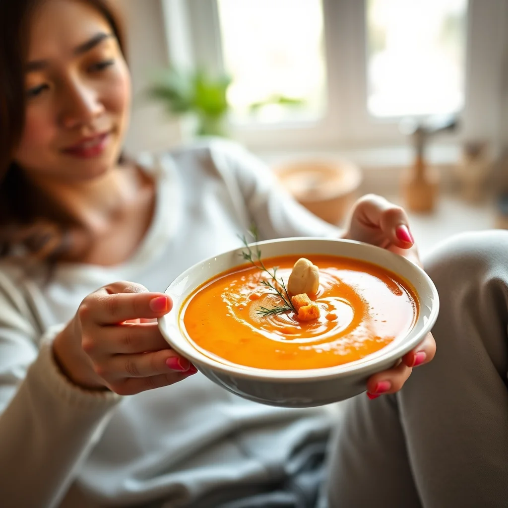 Thai-Inspired Carrot Soup – vegetarian recipe