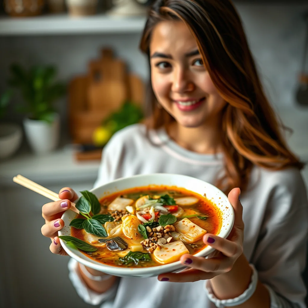 Thai-Style Vegetable Soup – vegetarian recipe
