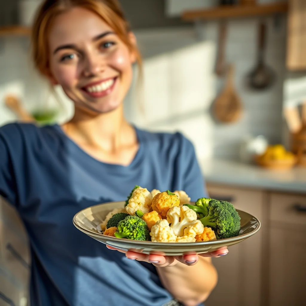 Roman-Style Vegetables (Broccoli & Cauliflower) – vegetarian recipe