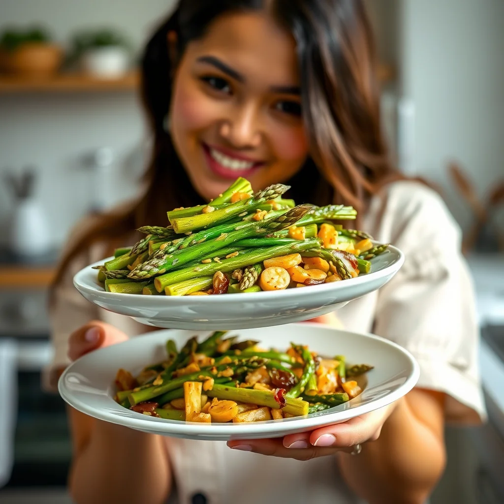 Quick and Easy Asparagus Stir-Fry – vegetarian recipe