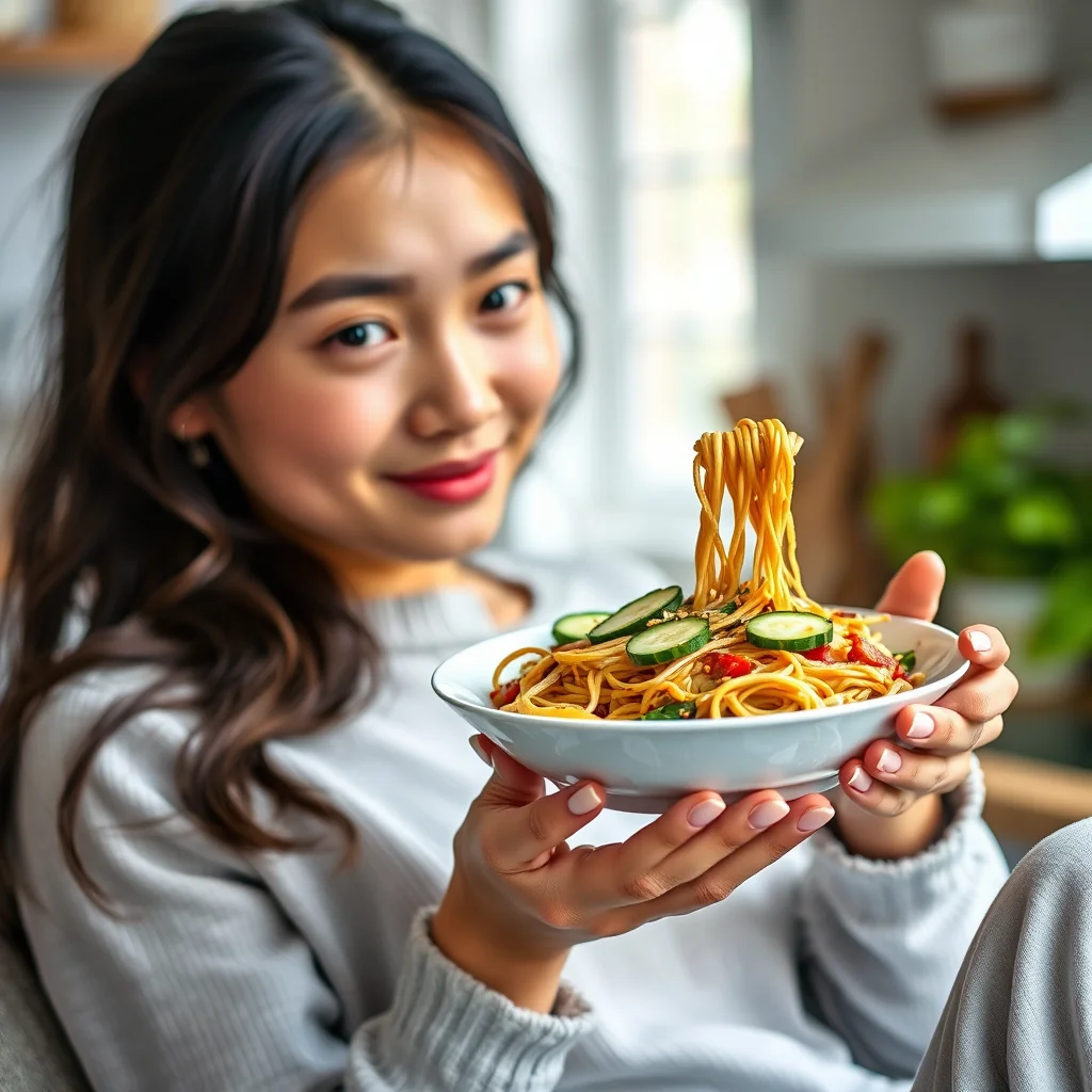 Cold Sesame or Peanut Noodles – vegetarian recipe