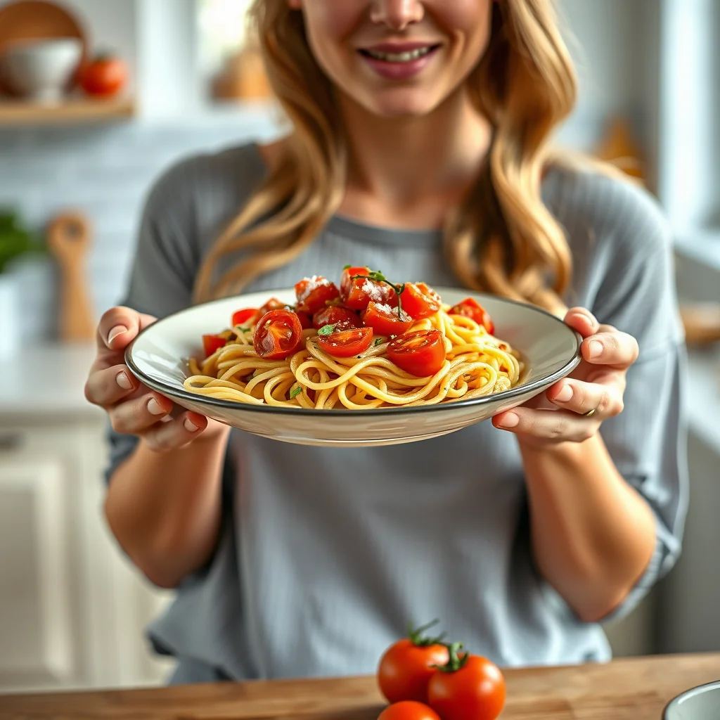 Linguine con Salsa Cruda (Linguine with Raw Tomato Sauce) – vegetarian recipe