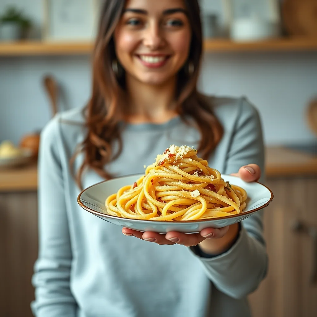 Simple Pasta with Butter and Parmesan – vegetarian recipe